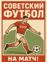 Постер «Советский футбол (1941-1945 )»
